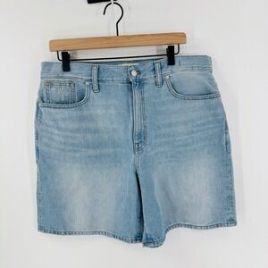 Madewell The Perfect Jean Shorts Light Wash Denim Size 31 Spring Summer Basic